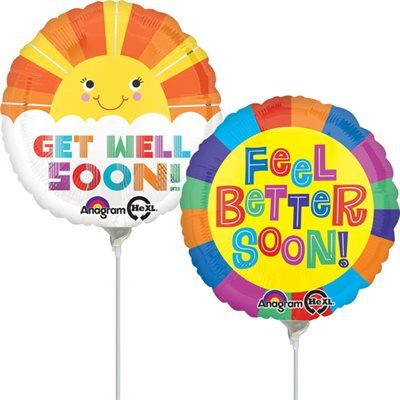 Get Well Soon Air-Filled Balloon