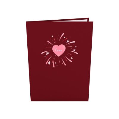 Pop Up Greeting Card - Love 