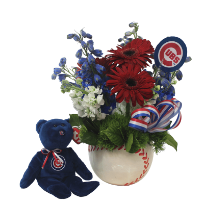 Go Cubs Go! Arrangement with Cubs Plush