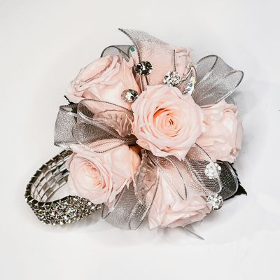 Forever Corsage - Pink Preserved Spray Roses