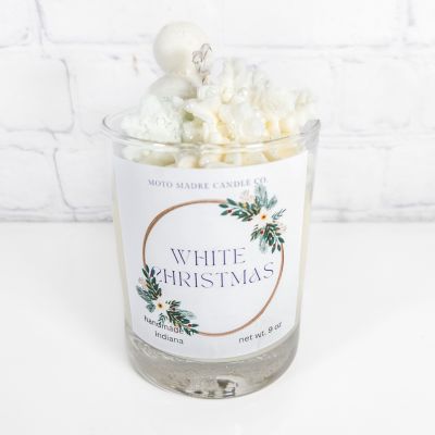 White Christmas Candle by Moto Madre Co.