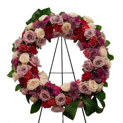 Feminine Funeral Wreath - 22