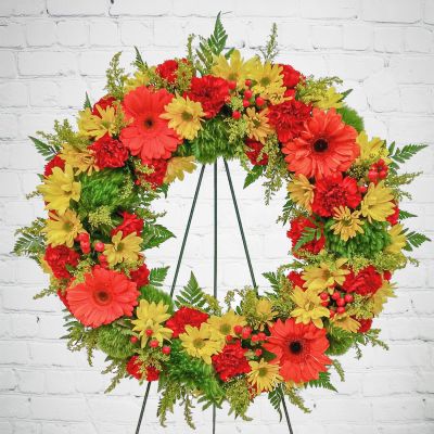 Vibrant Masculine Wreath