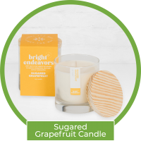 Bright Endeavors Candle - Sugared Grapefruit