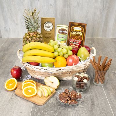 Fresh Picked Fruit and Gourmet Basket