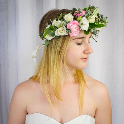 flower crown kit  Diy flower crown, Diy headband, Fairy crowns diy