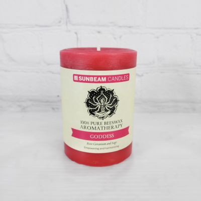 Beeswax Aromatherapy Candle - Goddess