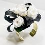 Forever Corsage - White Preserved Spray Roses