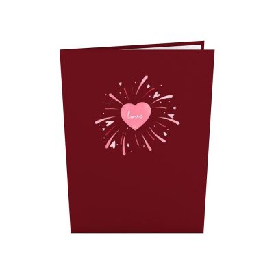 Pop Up Greeting Card - Love