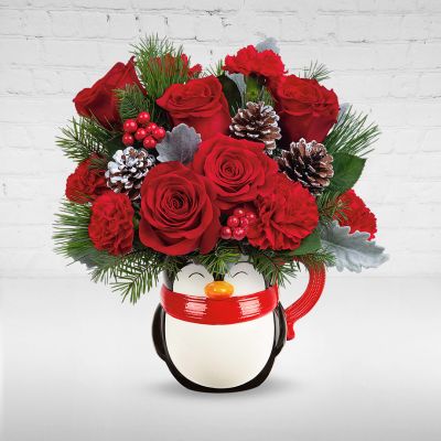 Send a Hug North Pole Penguin Bouquet