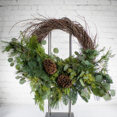 Rustic Holiday Wreath