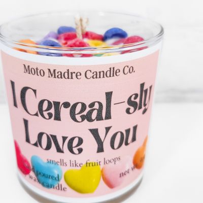 I Cereal-sly Love You Candle by Moto Madre Co.