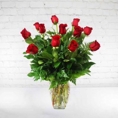 Classic Dozen Rose - Valentine's Day Bouquet