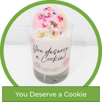 You Deserve a Cookie Candle by Moto Madre Co.