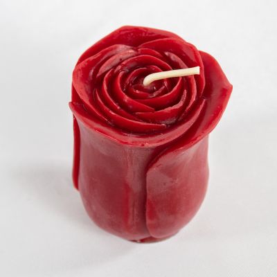 Beeswax Rose Candle