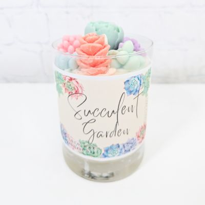 Succulent Garden Candle by Moto Madre Co.