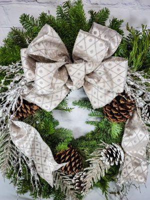 Frosted Christmas Wreath