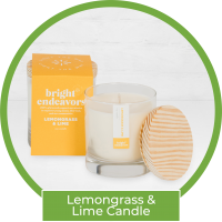 Bright Endeavors Candle - Lemongrass & Lime