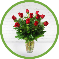 Classic Dozen Red Roses 