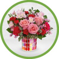 Charming Mosaic Bouquet - Valentine's Day Bouquet