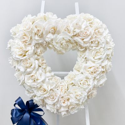 White Rose Heart