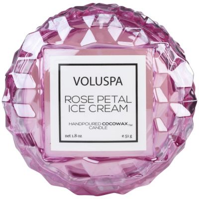 Voluspa Rose Petal Macaron Candle