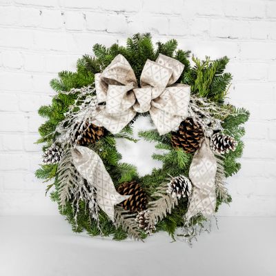 Frosted Christmas Wreath