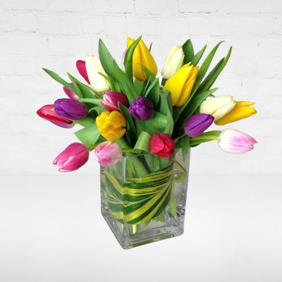 6 Square Glass Vase by Ashland®