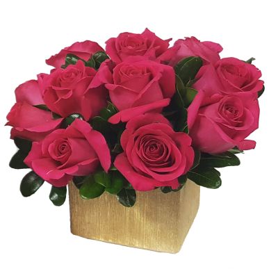 Signature Rose Box - Hot Pink