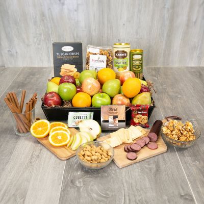 Fruit & Cheese Gourmet Basket - 24 hour notice required