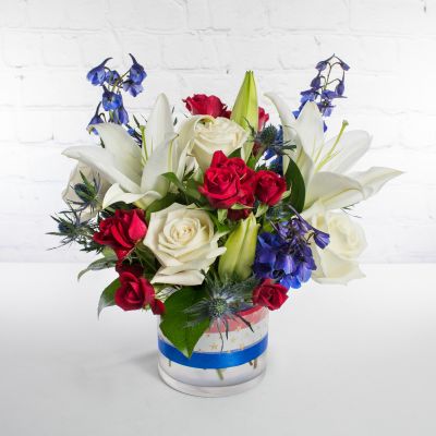 Red, White, & Blue Bouquet