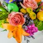 Happy Easter Bouquet with Chocolate Bunny