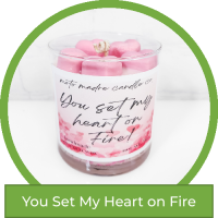 You Set My Heart on Fire Candle by Moto Madre Co.