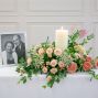 Pink Photo Urn Tribute