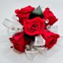 Forever Corsage - Red Preserved Spray Roses