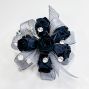 Forever Corsage - Black Preserved Spray Roses