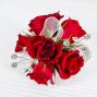 Red Spray Rose Corsage & Bracelet