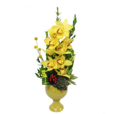 Tall Autumn Orchid Design
