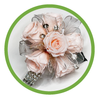 Forever Corsage - Pink Preserved Spray Roses