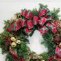 Red & Green Christmas Wreath
