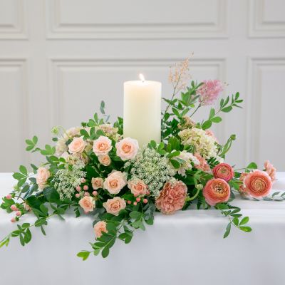 Pink Photo Urn Tribute